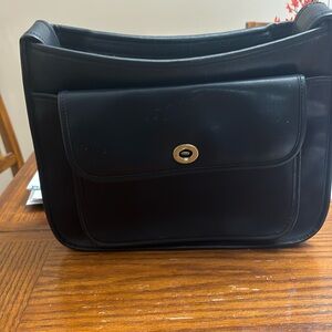 Black Vintage CoachTaft Bag
